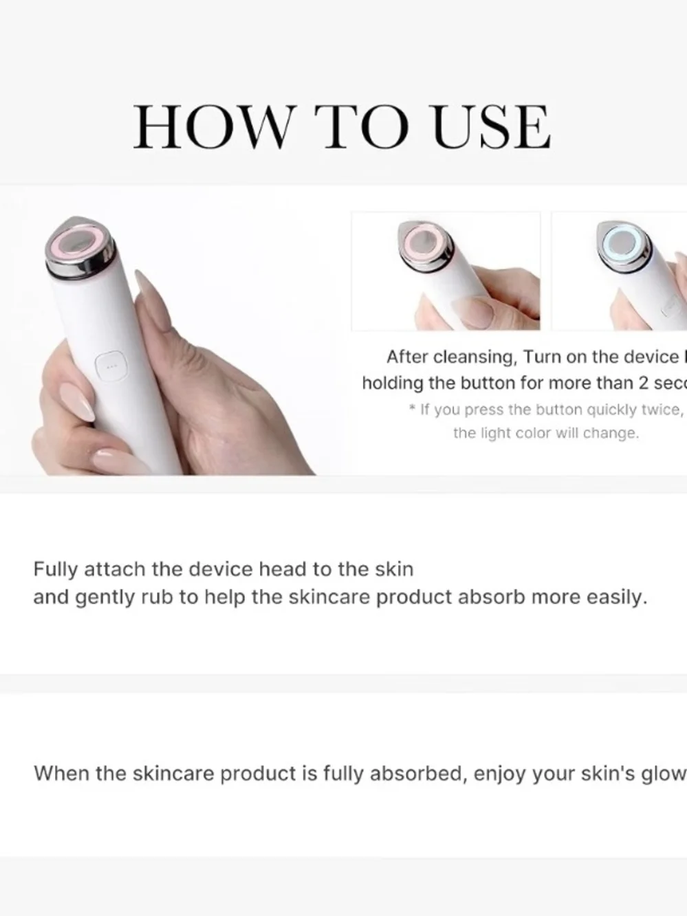 Medicube Booster Pro Mini, Pink Facial Massager - Portable Skincare Device